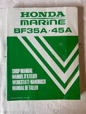 Honda Marine BF35A/45A-BF40A/50A OEM Shop Manual 66ZV300 - Honda Motor Co 1990