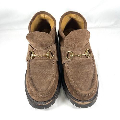 Gucci horsebit suede - horsebit,