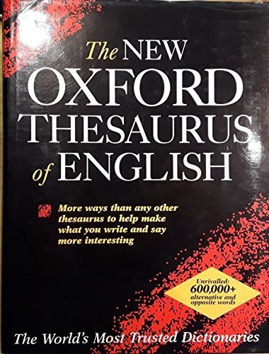 The new oxford thesaurus - oxford, of