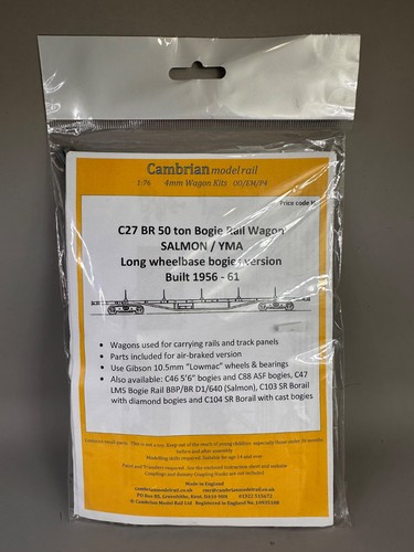 Cambrian c27 50t bogie rail - c27,