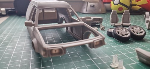 Printed ford escort - 3d,