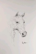 Original Pen Ink Scribble