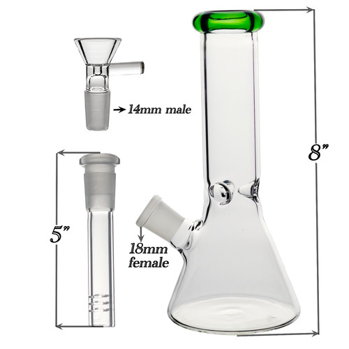Glass beaker bong - beaker,