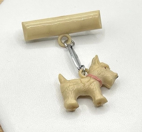 Vintage scottie dog broach - scottie,
