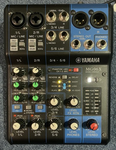 Yamaha mg06x channel desktop - 6-channel,