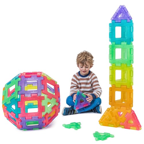 Polydron translucent giant set - translucent,