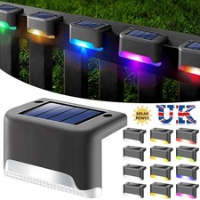 4-12PCS LED Solar Power Fence