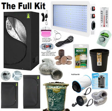 Complete 1000w Led Grow Light Tent Kit Set Up ALL SIZES indoors hydroponics 