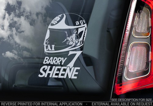 Barry sheene car window - barry,