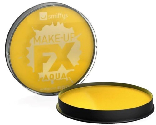 Smiffys aqua yellow face - fx,