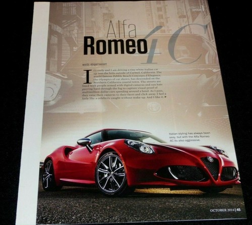 Alfa romeo coupe 4c sports - alfa,