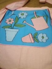 marks and spencers half apron 1960s pretty m/l cotton 