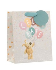 GIFT BAG + TAG Boofle Birthday Celebrate Celebration Present Medium 190x229mm
