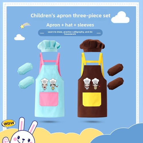 Cartoon kids apron arm - apron,