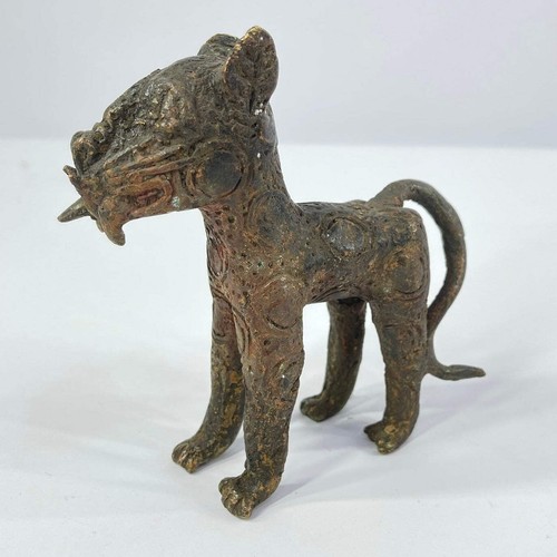 Benin bronze leopard nigeria - leopard,