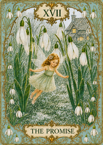 Mini art tarot - -, snowdrop