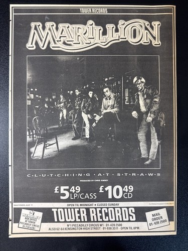 Marillion clutching at - clutching,