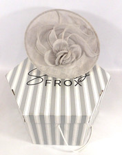 Snooty Frox of Harrogate Wedding Hat/Hatinator Silver with Box 852440SI18105