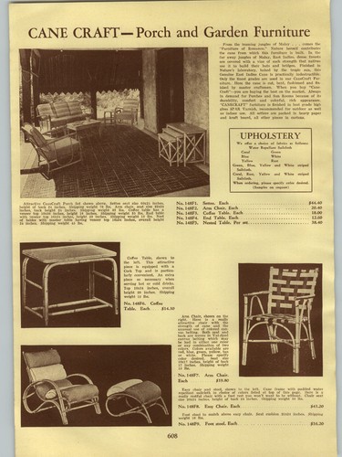 1940 paper cane craft - ad,