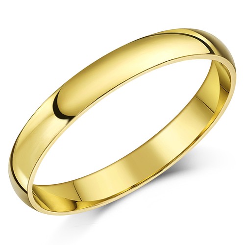 9ct yellow gold ring light - yellow,
