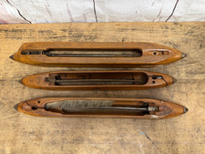 3 x weaving Loom Shuttle (2 Have Makers Names)