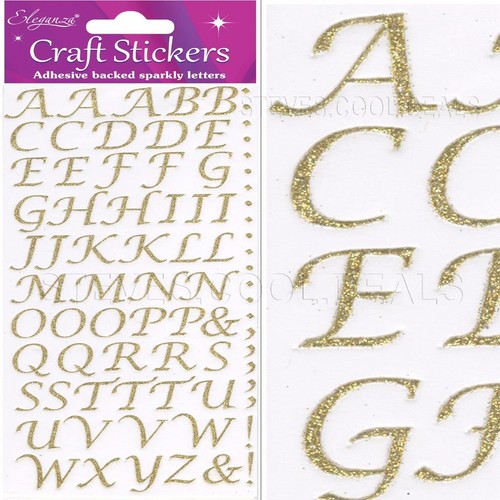 Gold glitter alphabet - alphabet, letter