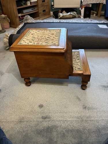Late victorian step commode - victorian,