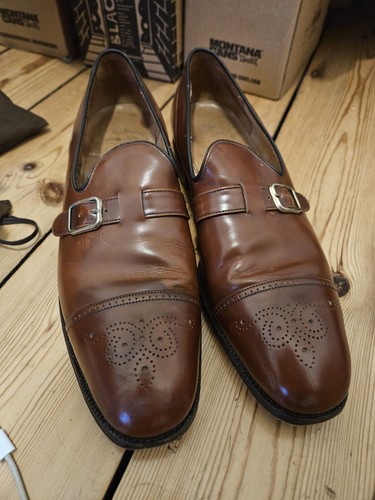 Church brown leather monk - church's,
