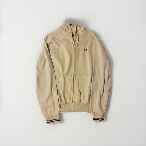 Fred perry mens beige hooded - mens,