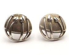 Sterling silver stud earrings