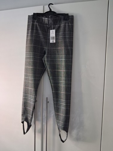 Papaya grey check - grey, stirrup