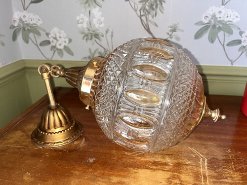 Vintage mid century amber - mid,