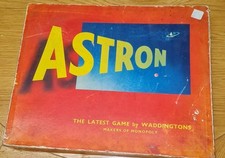 Astron Board Game by Waddingtons 1960s - Complete VGC Rare Sci-Fi Space Game