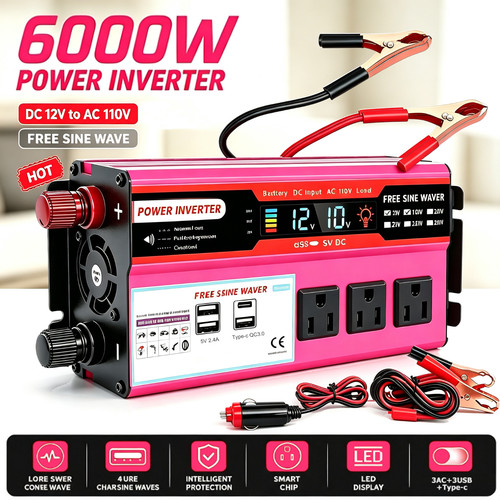 Car power inverter 6000w - inverter,