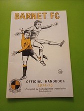Barnet FC Official Handbook Season 1974-75             