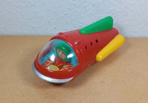 Vintage friction super rocket - super,