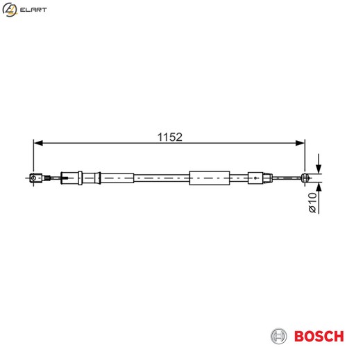 Cable pull parking - pull, brake