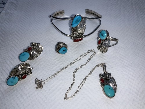 Vintage navajo jewellery set - vintage,