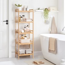 SONGMICS 5-Tier Bamboo Storage