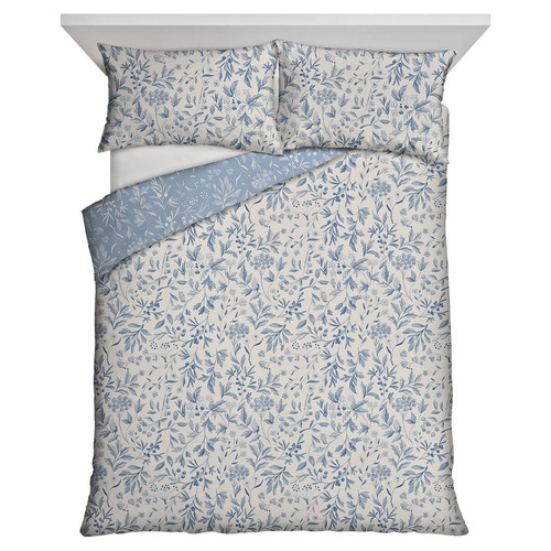 Blue botanical floral - f&f,