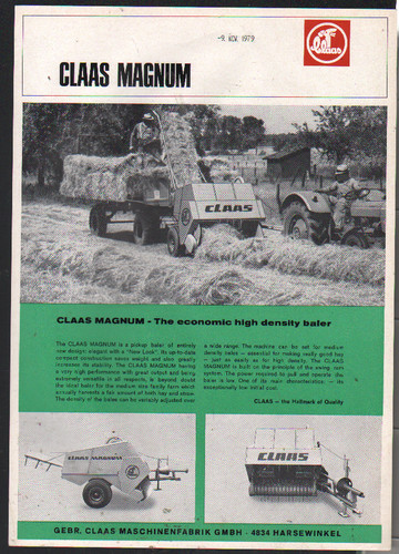 Claas magnum high density - "magnum",