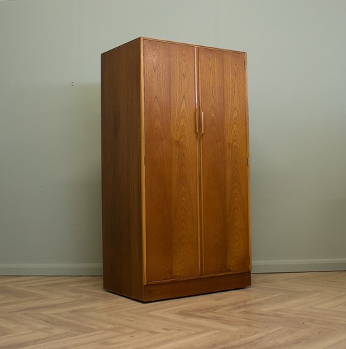 Mid century teak wardrobe from - teak,