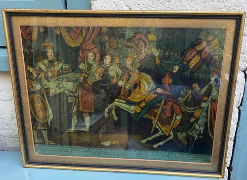 Antique regency picture - antique,
