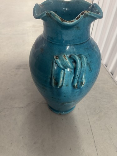 Large heavy shabby turquoise - heavy,
