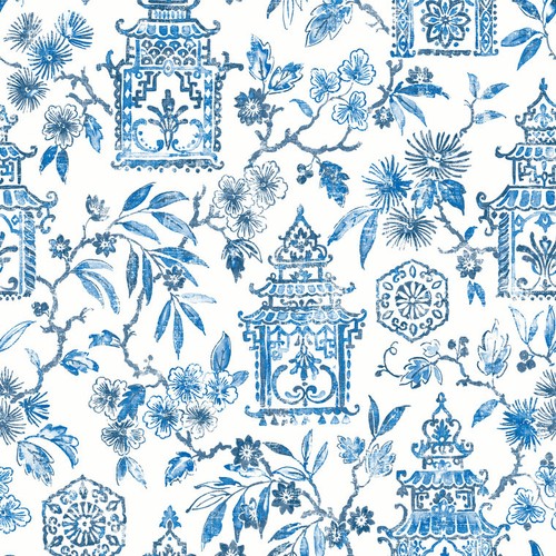 Fd26310 happy oriental toile - oriental,