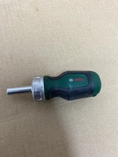 Stubby Ratchet Screwdriver With 6 Bits Torq Set Green