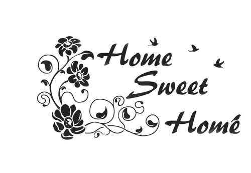 Home sweet wall stickers - sweet,