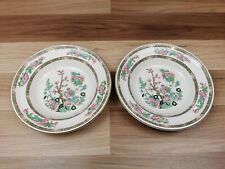 2 x Vintage Wedgwood Vitrilain Indian Tree 8.25" Soup Bowls