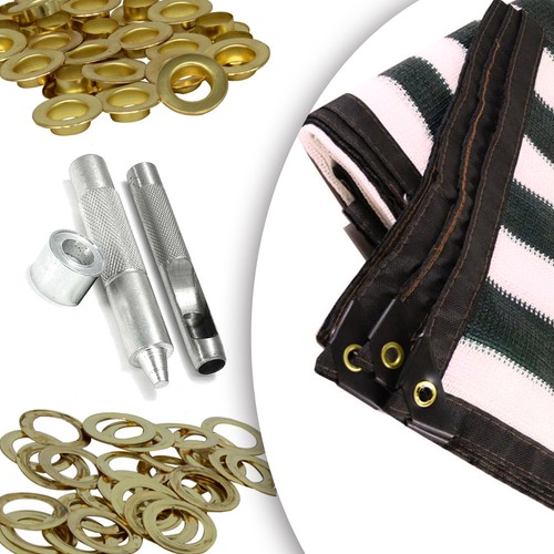 14mm gold metal eyelets - 12/14mm,