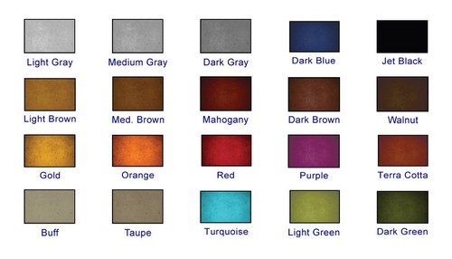 Colored invisible concrete - invisible,